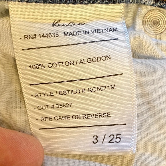 KanCan 3 (25) Ruby High Rise Jeans Distressed Boyfriend Fit Style KC8571M - Picture 8 of 13